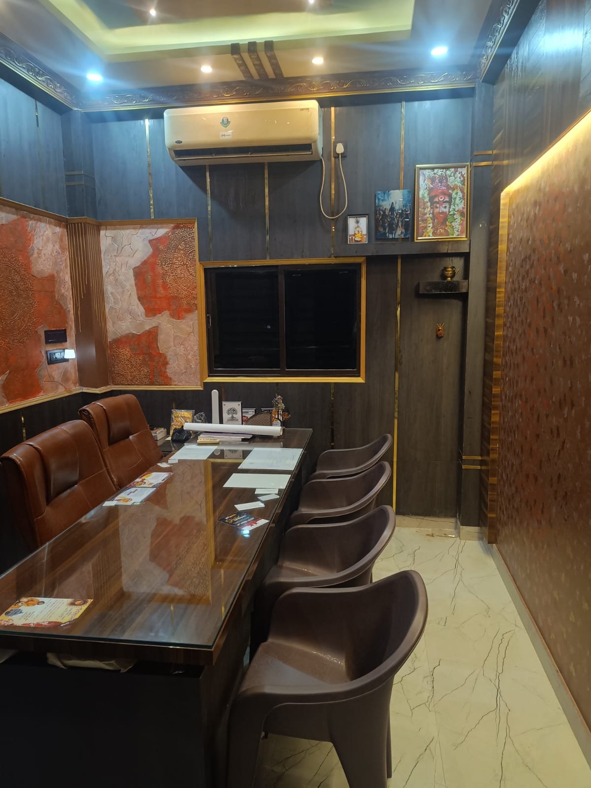 Bright open plan lounge and dining area